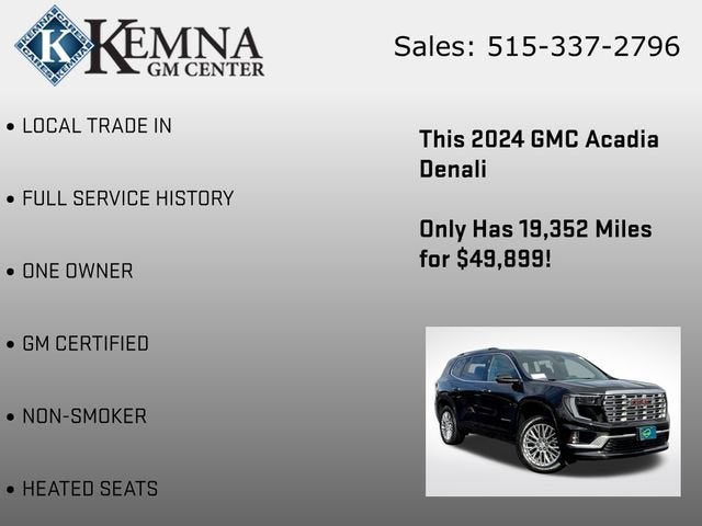 2024 GMC Acadia Denali