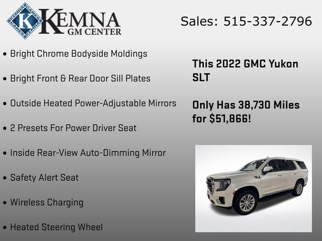2022 GMC Yukon SLT
