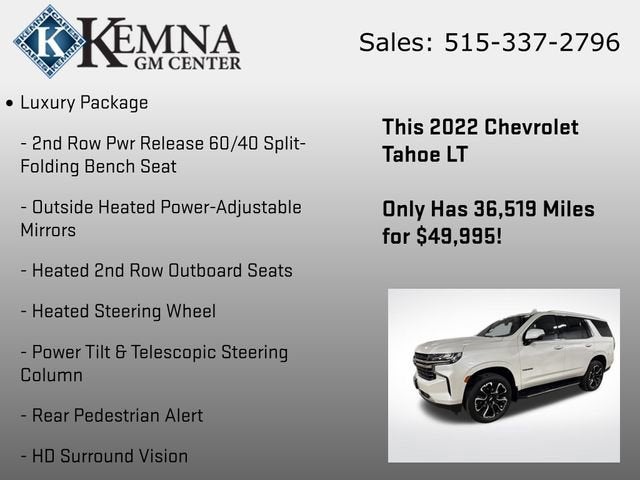 2022 Chevrolet Tahoe LT