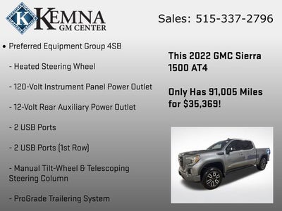 2022 GMC Sierra 1500 Limited AT4