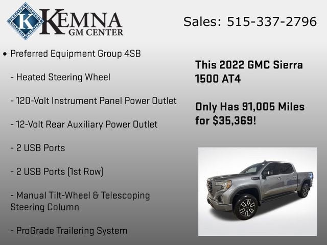 2022 GMC Sierra 1500 Limited AT4