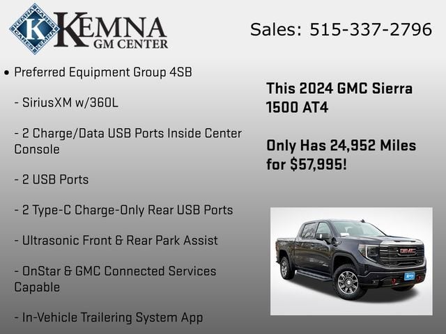 2024 GMC Sierra 1500 AT4