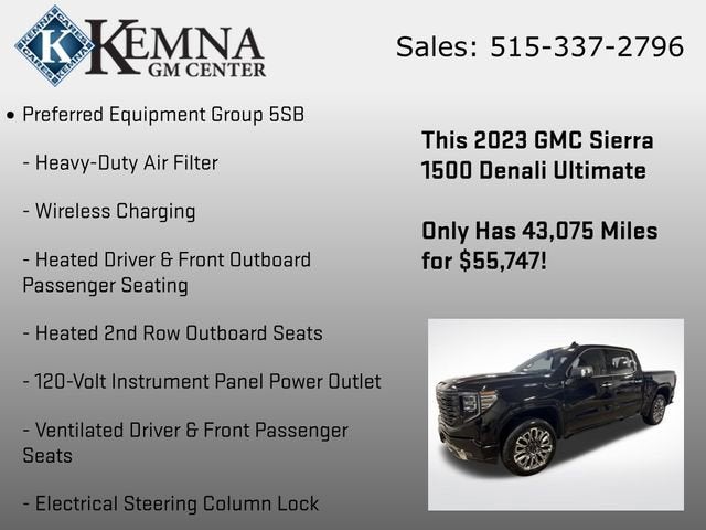 2023 GMC Sierra 1500 Denali Ultimate
