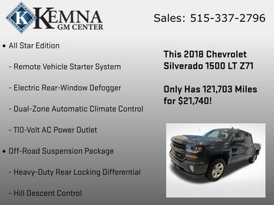 2018 Chevrolet Silverado 1500 LT
