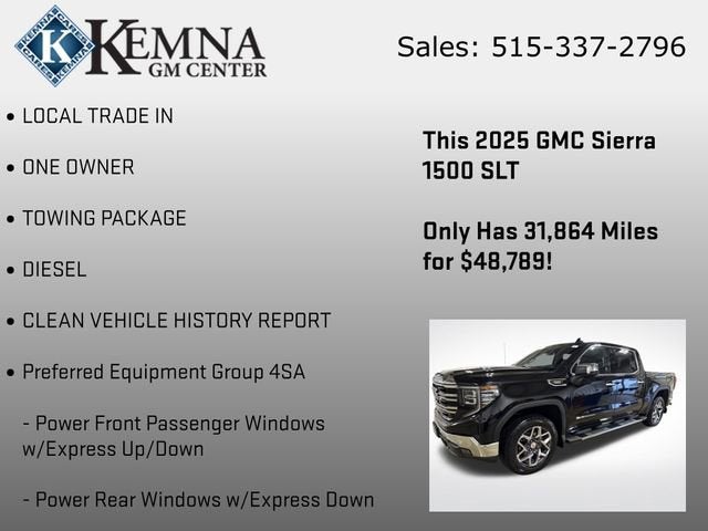 2025 GMC Sierra 1500 SLT